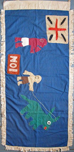 Fante Asafo Flag 9 Left Angle