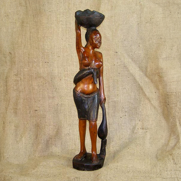 Fulani Wooden Statuette 1 