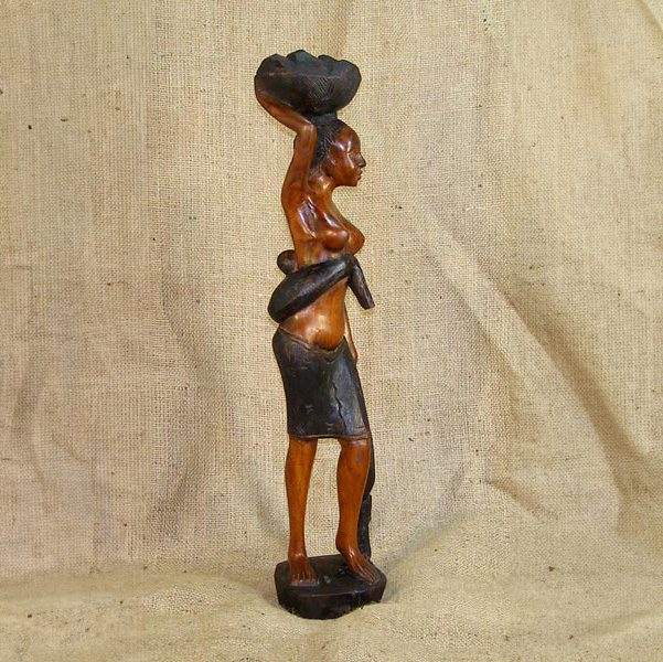 Fulani Wooden Statuette 1 Right Side