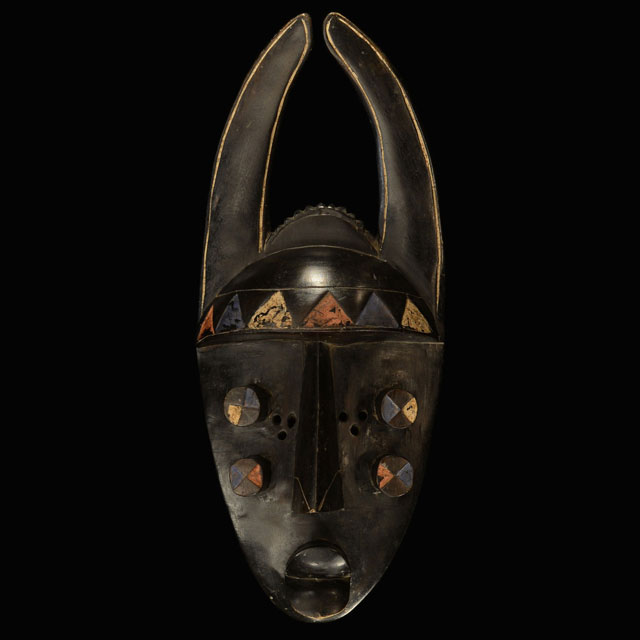 African Grebo mask 55