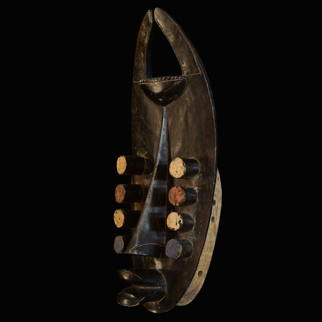 Grebo Battle Mask 49 Left Angle