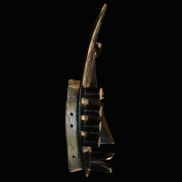 Grebo Battle Mask 49 Right Side