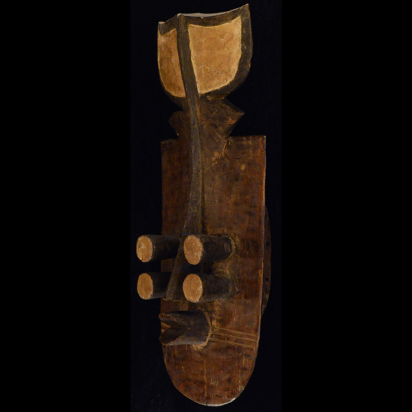 Grebo Battle Mask 45 Left Angle
