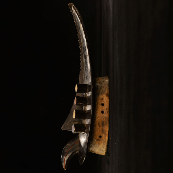 African Grebo mask 59 left side