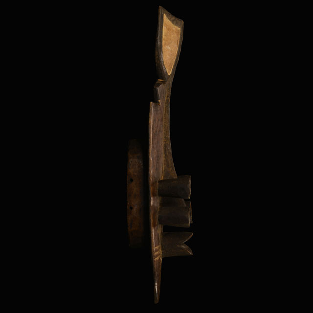 Grebo Battle Mask 45 Right Side