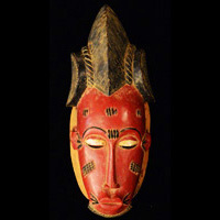 African Guro Mask 62 - Click for more views of this African Mask