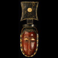African Guro Mask 66: Click for more views of this African Mask