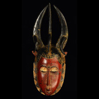 African Guro Mask 67: Click for more views of this African Mask