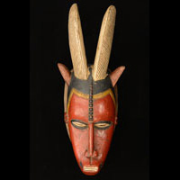 African Guro Mask 70: Click for more views of this African Mask.