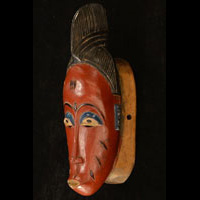 African Guro Mask 75: Click for more views of this African Mask.