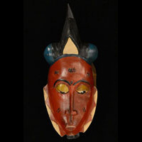 African Guro Mask 78: Click for more views of this African Mask.