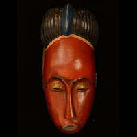 Guro Mask 79: Click for more views of this African Mask.