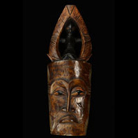 Guro Mask 83: Click for more views of this African Mask.