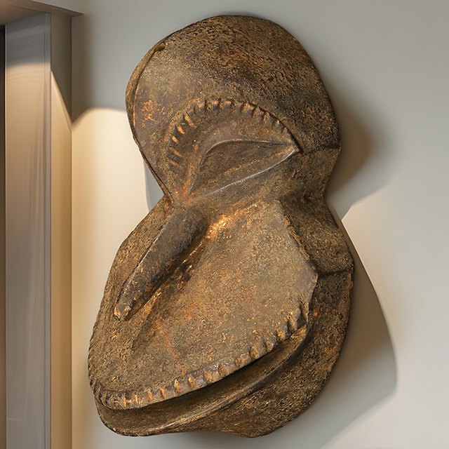 African Hemba mask Left Angle