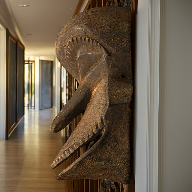 African Hemba mask left side
