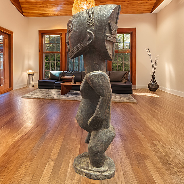 African Hemba statue left side