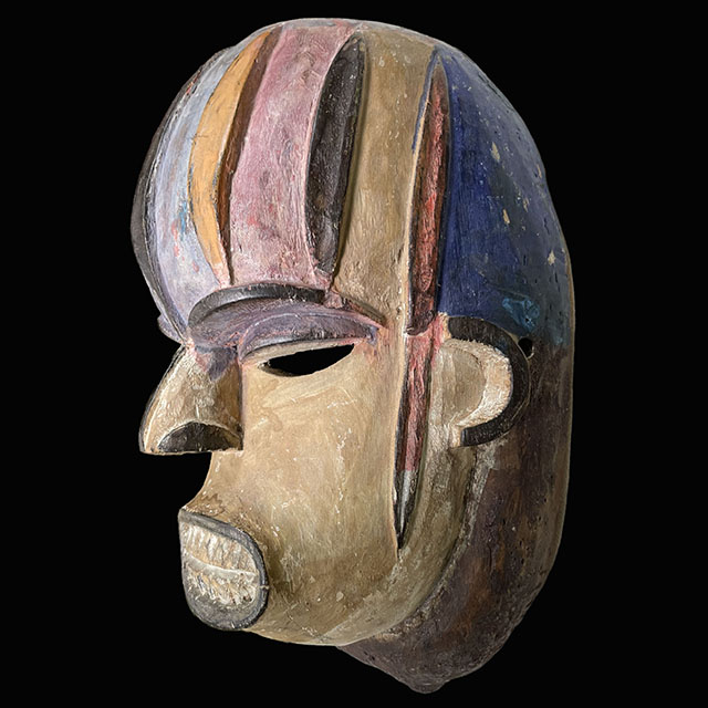 Igbo Mask 15 Left Angle