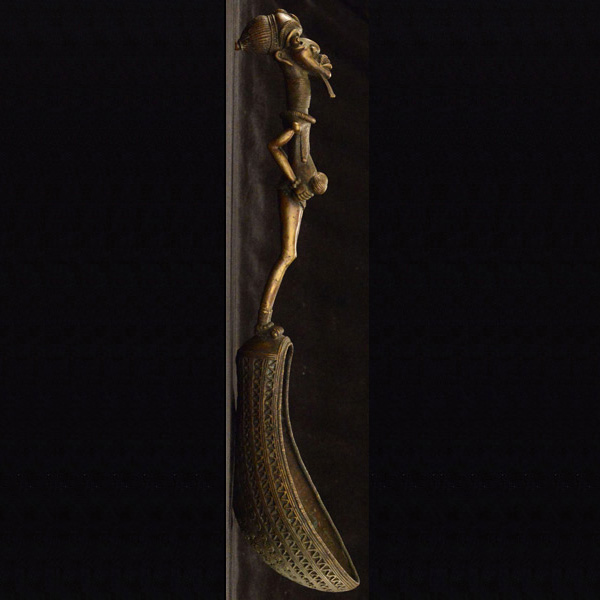 Igbo Bronze Spoon 3 Right Side