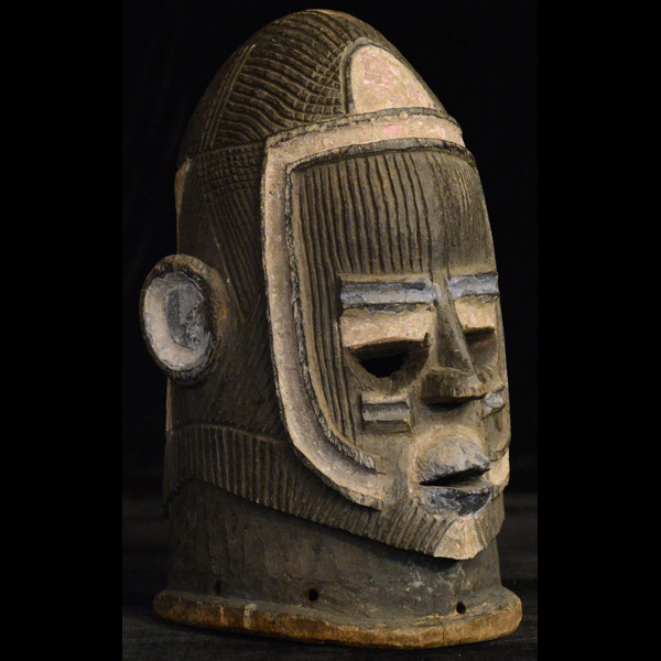 African Traditional art from the Igbo Tribe - African Helmet-Mask