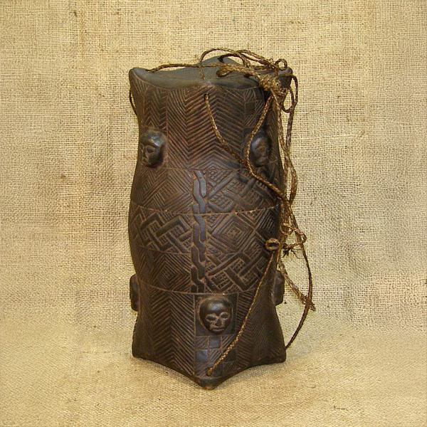 African Kuba Box 2 Left Angle