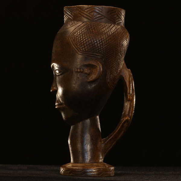 Kuba Ceremonial Cup 60 left side