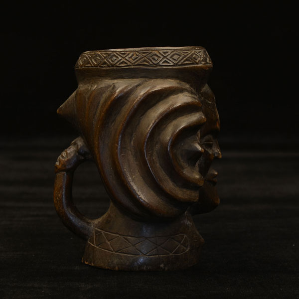 Kuba Ceremonial Cup 65 Right Side