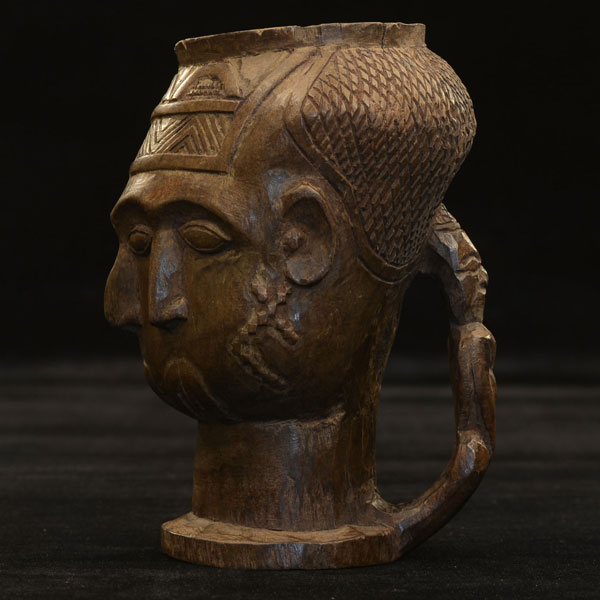 Kuba Ceremonial Cup 60 left side