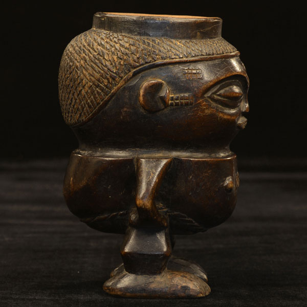 Kuba Ceremonial Cup 58 Right Side