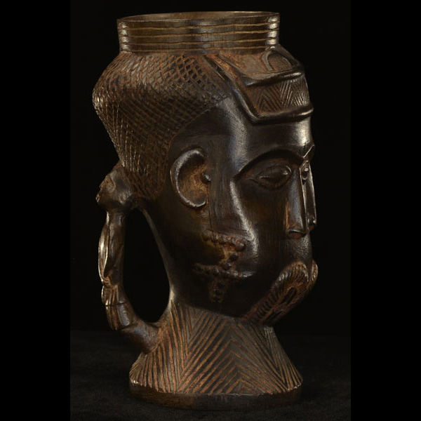 Kuba Ceremonial Cup 57 Right Side