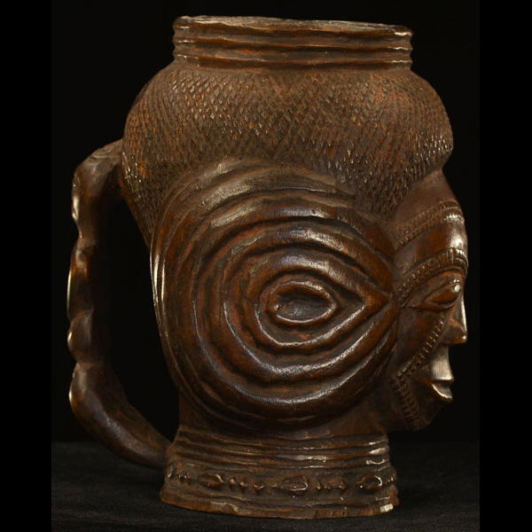 Kuba Ceremonial Cup 59 Right Side