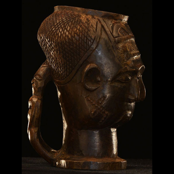 Kuba Ceremonial Cup 60 Right Side