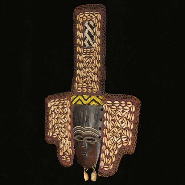 African Kuba mask Left Angle