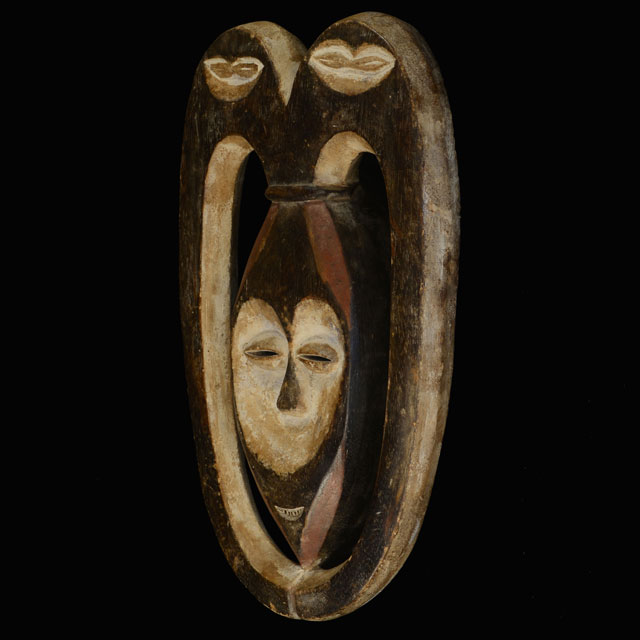 Kwele Mask 53 Left Angle