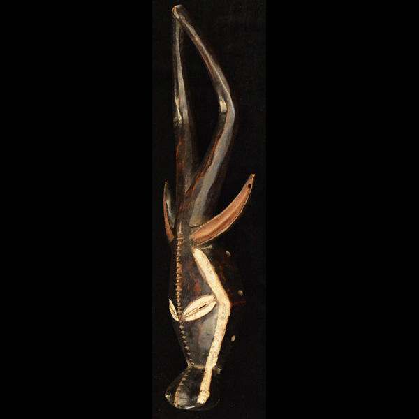 Kwele Antelope Mask 47 Left Angle