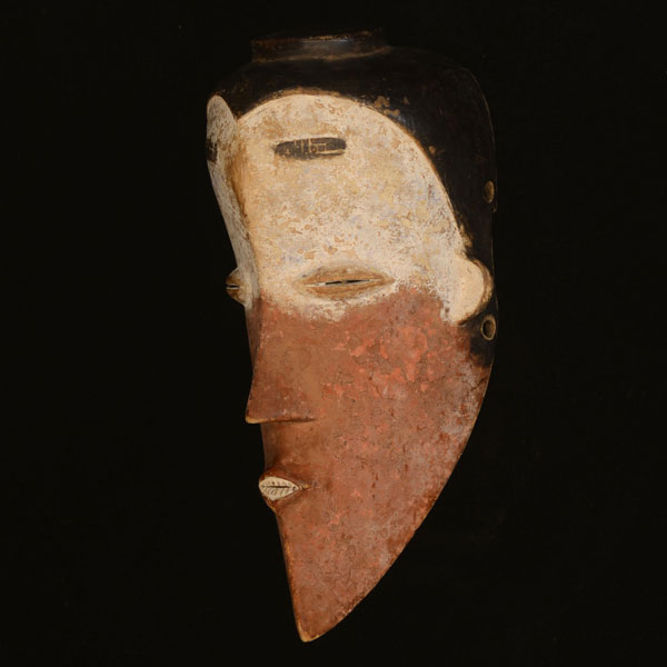 Kwele Mask 25 Left Angle