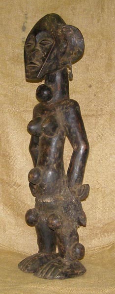 Kwele Statue 4 Left Angle