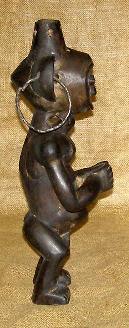 Kwele Statue 1 Right Side - Click for a more detailed view of this African statue. Kwele Statue 1 Right Side