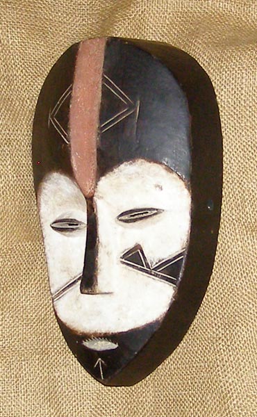 African Kwele Mask 12 Left Angle