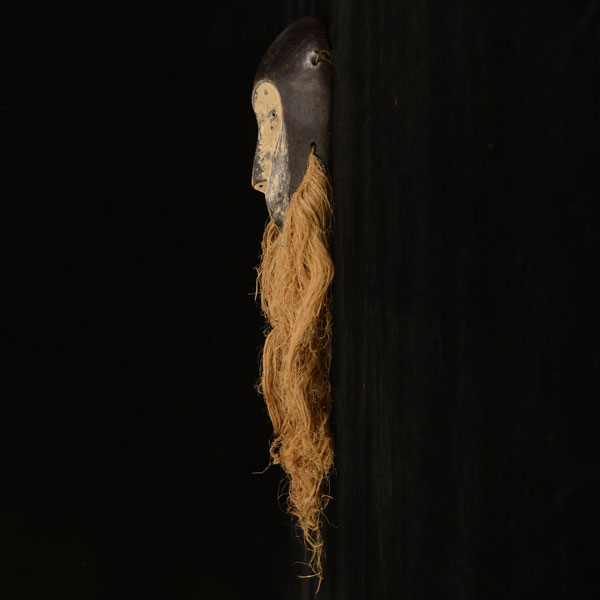 African Lega mask with beard left side