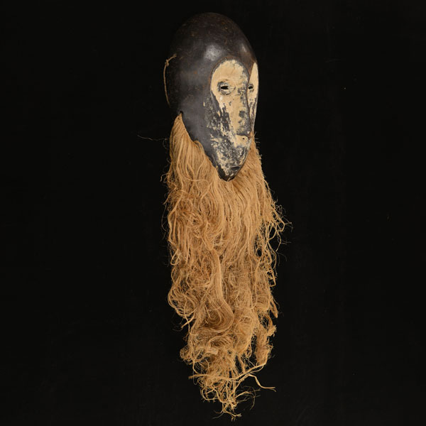 African Lega mask with beard 