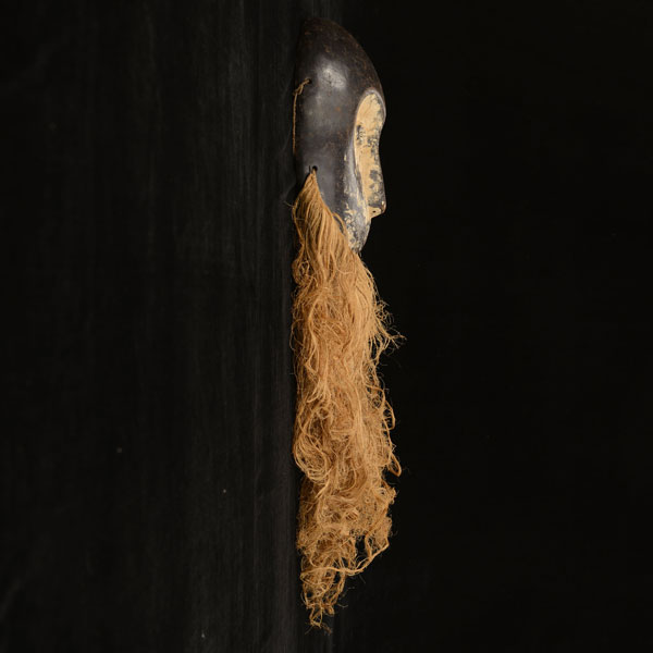 African Lega mask with beard right side