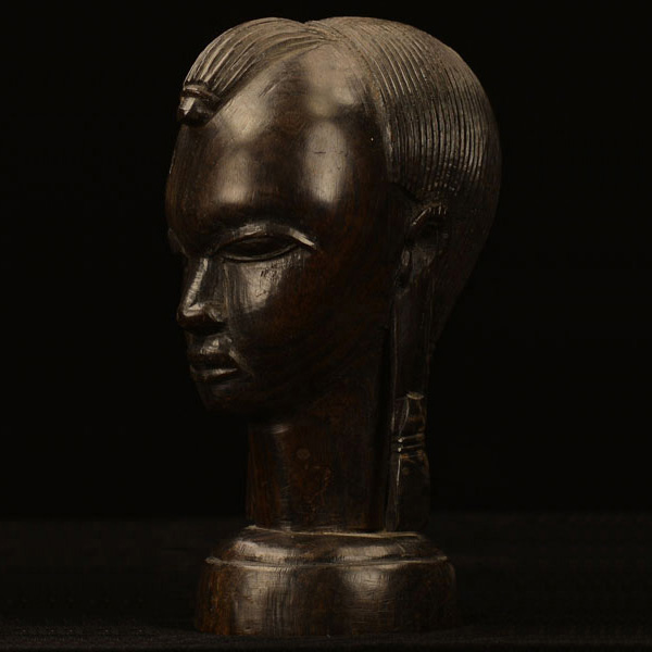 African Masaii Ebony Statuette 1 Left Angle