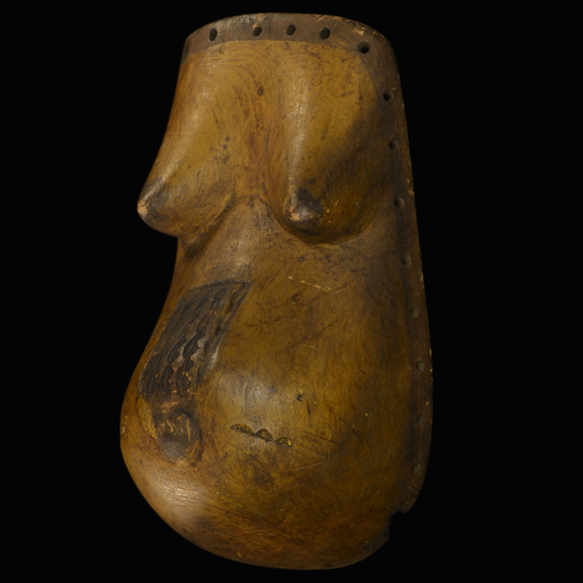 Makonde Belly Mask 6 Left Angle