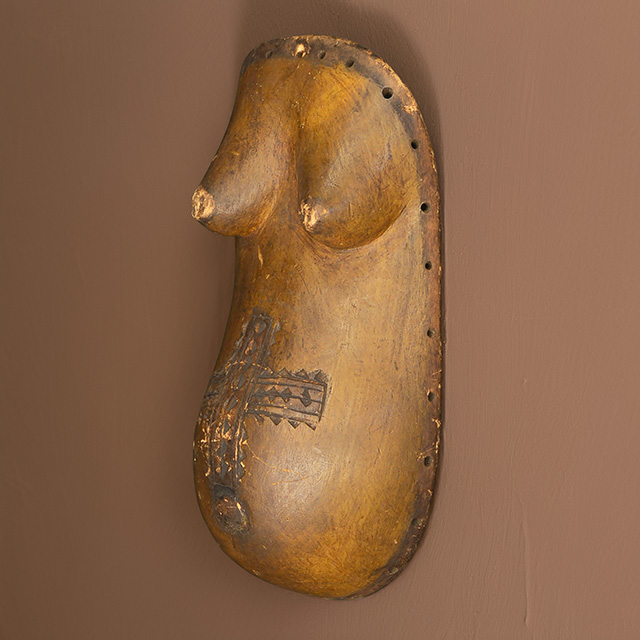 Makonde Belly Mask 5 Left Angle