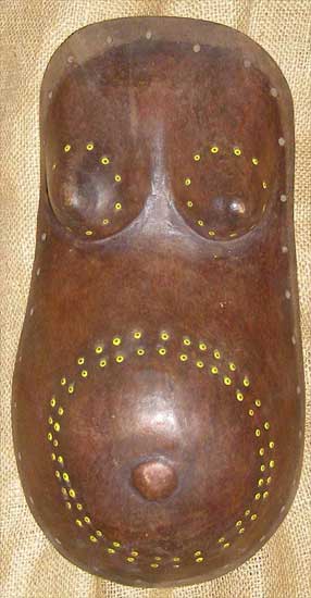 Makonde Belly Mask 3 front