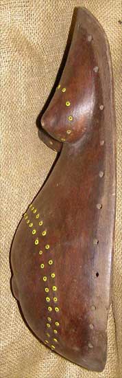 Makonde Belly Mask 3 Left Angle