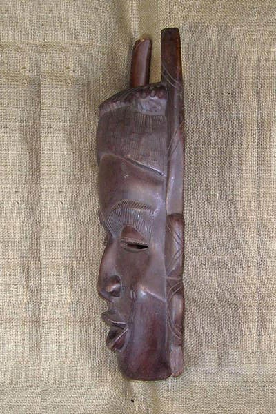 African Bambara Mask 1 left side