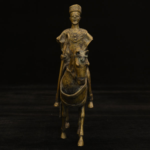 Mossi Bronze Mounted Nobleman 5 