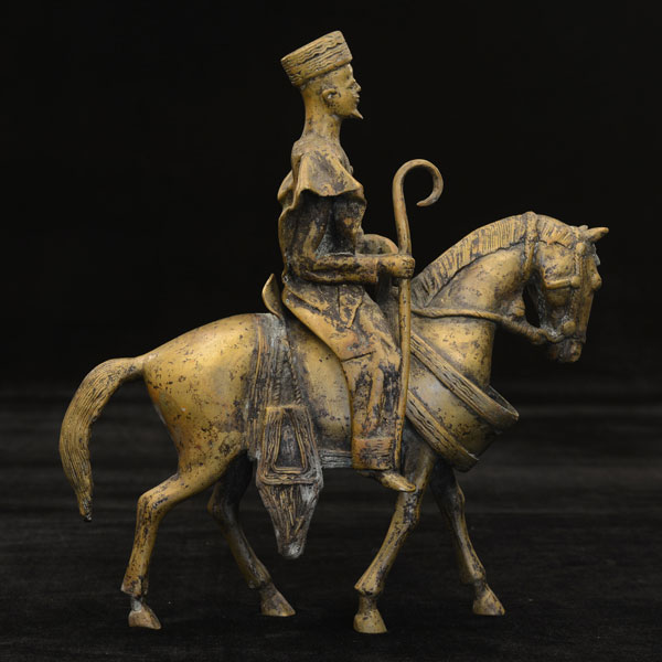 Mossi Bronze Mounted Nobleman 5 Right Side