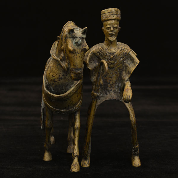 Mossi Bronze Mounted Nobleman 5 